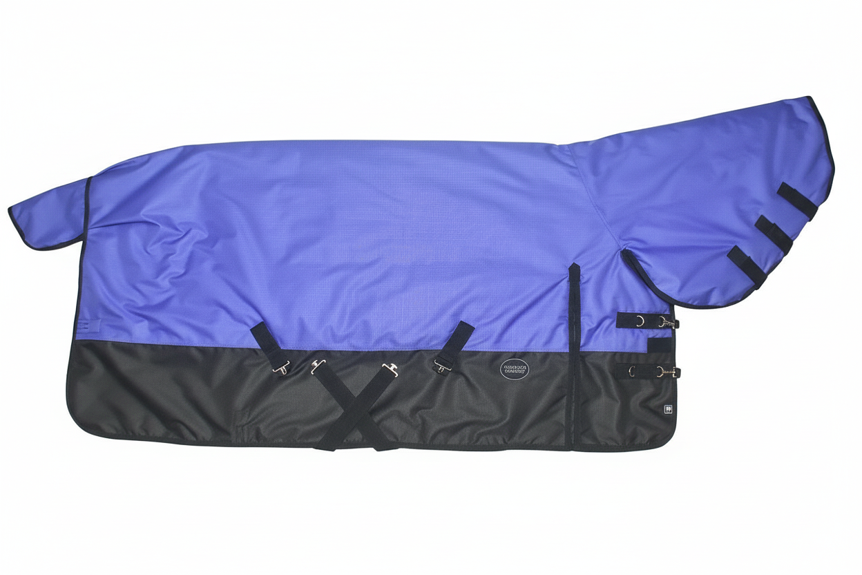 1200 Denier Ripstop Fabric 300 GSM Horse Blanket With Neck
