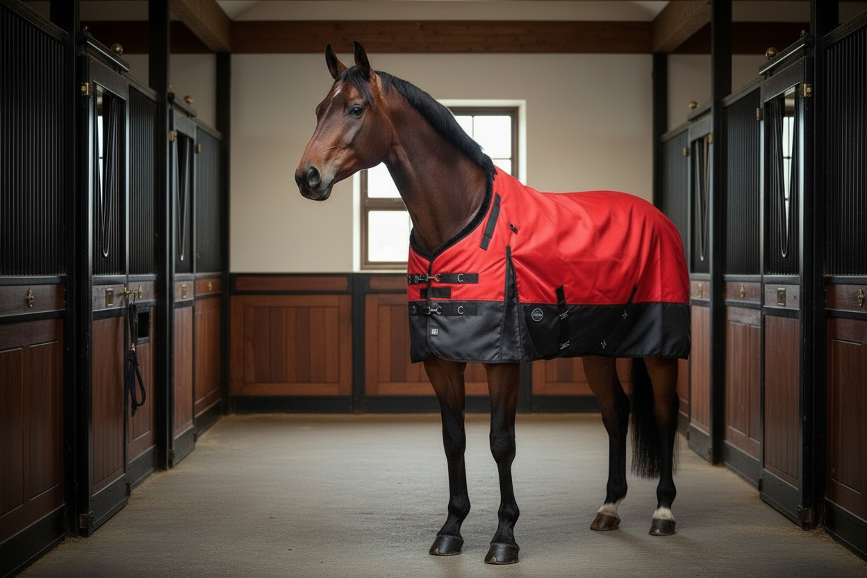 1200 Denier Ripstop Fabric 300 GSM Horse Blanket without neck covering
