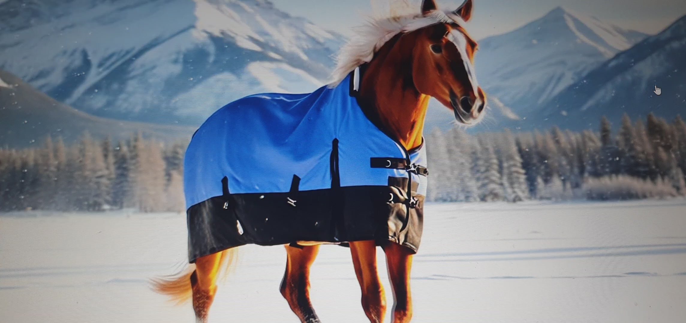 1200 Denier Ripstop Fabric 300 GSM Horse Blanket without neck covering