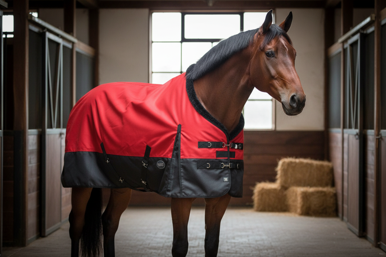 1200 Denier Ripstop Fabric 300 GSM Horse Blanket without neck covering